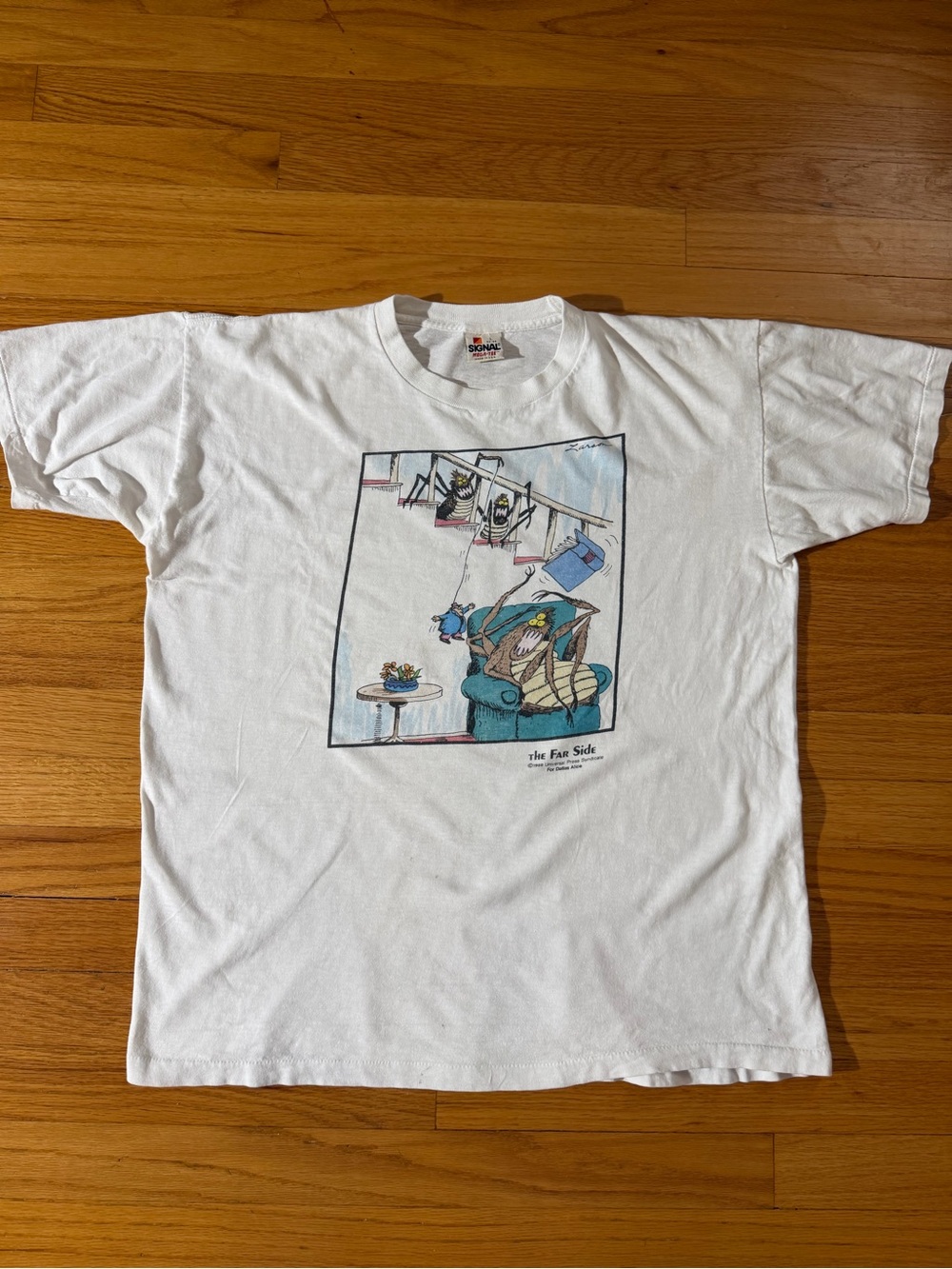 Signal Mega Tee The Far Side Vintage 80’s Cotton T-Shirt Size L